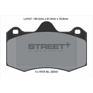 Pastiglie Freni Pagid Racing Street Plus + SP Stradali Sportive / Trackday - T8000SP2001