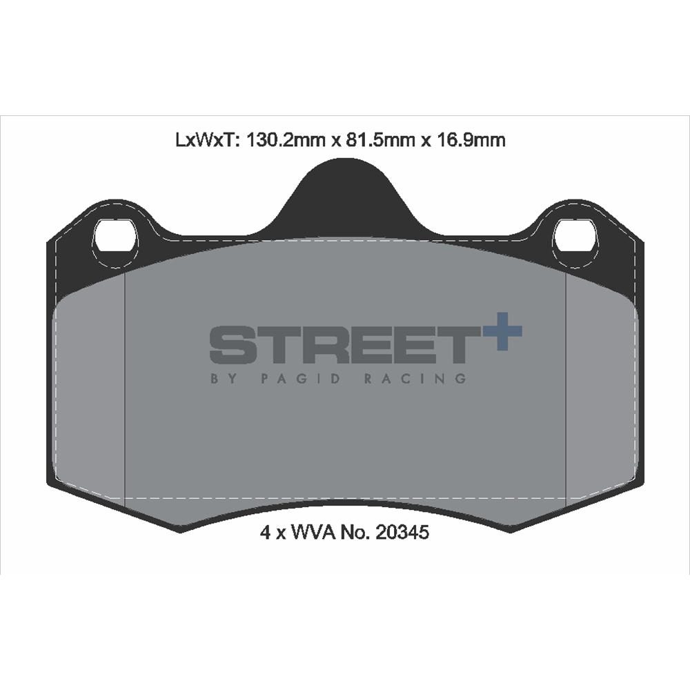 Pastiglie Freni Pagid Racing Street Plus + SP Stradali Sportive / Trackday - T8000SP2001