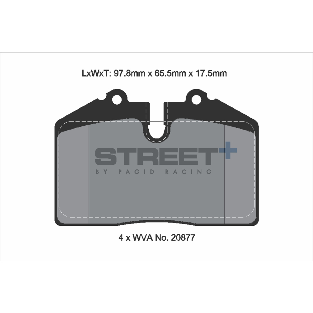 Pastiglie Freni Pagid Racing Street Plus + SP Stradali Sportive / Trackday - T8002SP2001