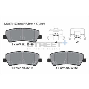 Pastiglie Freni Pagid Racing Street Plus + SP Stradali Sportive / Trackday - T8011SP2001