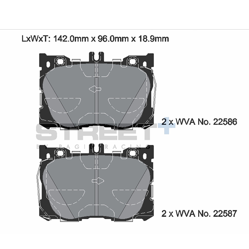 Pastiglie Freni Pagid Racing Street Plus + SP Stradali Sportive / Trackday - T8015SP2001