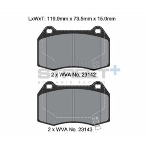 Pastiglie Freni Pagid Racing Street Plus + SP Stradali Sportive / Trackday - T8019SP2001