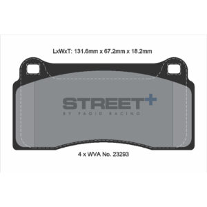 Pastiglie Freni Pagid Racing Street Plus + SP Stradali Sportive / Trackday - T8021SP2001