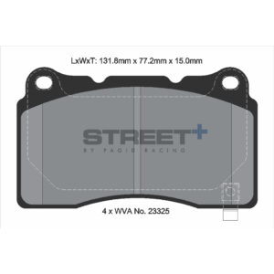 Pastiglie Freni Pagid Racing Street Plus + SP Stradali Sportive / Trackday - T8026SP2001