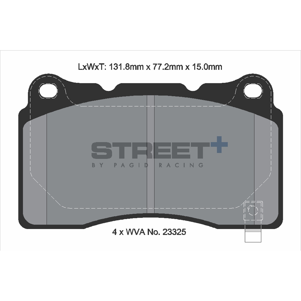 Pastiglie Freni Pagid Racing Street Plus + SP Stradali Sportive / Trackday - T8026SP2001