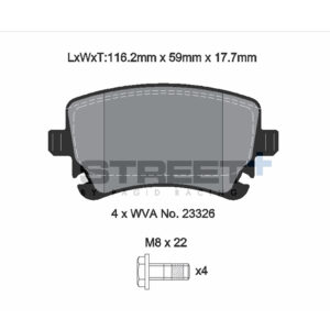 Pastiglie Freni Pagid Racing Street Plus + SP Stradali Sportive / Trackday - T8027SP2001