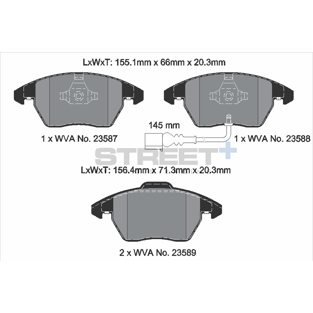 Pastiglie Freni Pagid Racing Street Plus + SP Stradali Sportive / Trackday - T8033SP2001