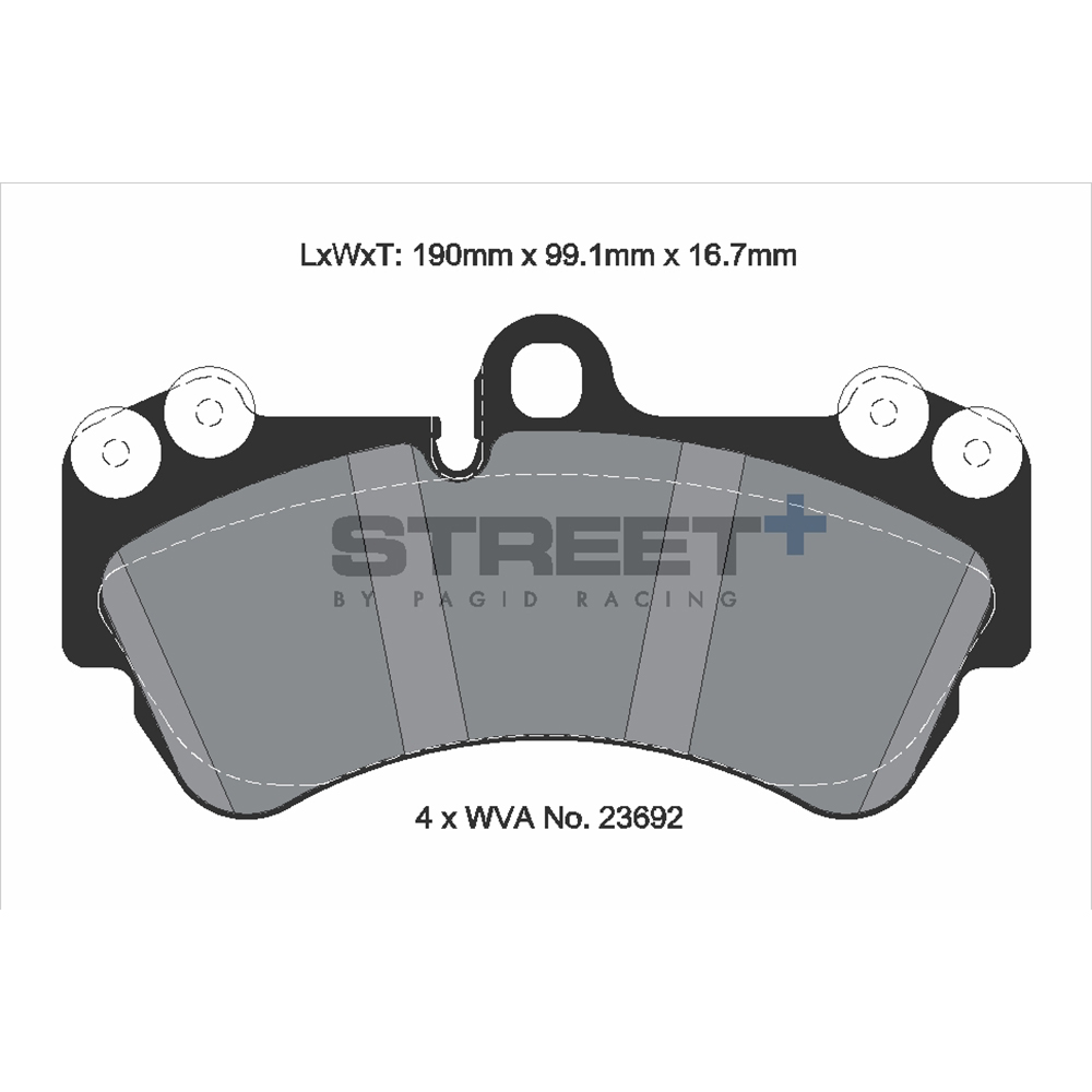 Pastiglie Freni Pagid Racing Street Plus + SP Stradali Sportive / Trackday - T8037SP2001