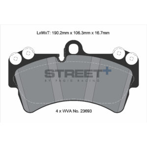 Pastiglie Freni Pagid Racing Street Plus + SP Stradali Sportive / Trackday - T8038SP2001