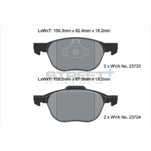 Pastiglie Freni Pagid Racing Street Plus + SP Stradali Sportive / Trackday - T8041SP2001