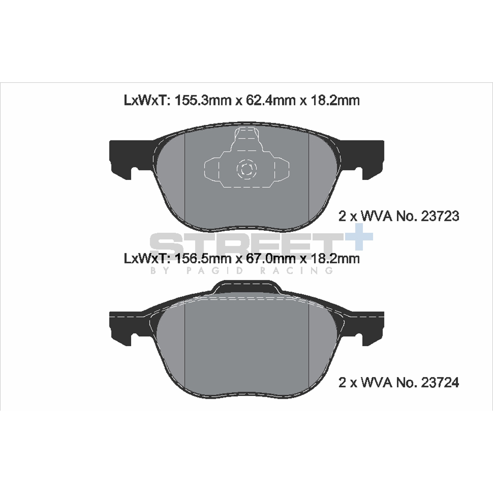 Pastiglie Freni Pagid Racing Street Plus + SP Stradali Sportive / Trackday - T8041SP2001