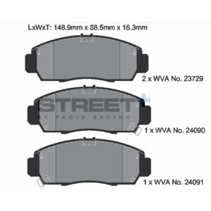 Pastiglie Freni Pagid Racing Street Plus + SP Stradali Sportive / Trackday - T8042SP2001