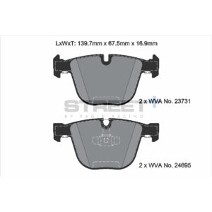 Pastiglie Freni Pagid Racing Street Plus + SP Stradali Sportive / Trackday - T8043SP2001