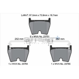 Pastiglie Freni Pagid Racing Street Plus + SP Stradali Sportive / Trackday - T8044SP2001