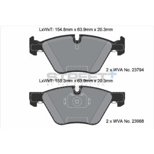 Pastiglie Freni Pagid Racing Street Plus + SP Stradali Sportive / Trackday - T8045SP2001