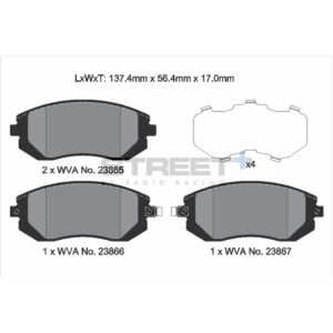 Pastiglie Freni Pagid Racing Street Plus + SP Stradali Sportive / Trackday - T8047SP2001