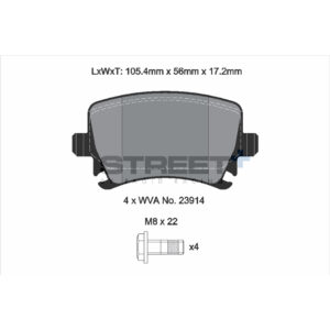 Pastiglie Freni Pagid Racing Street Plus + SP Stradali Sportive / Trackday - T8049SP2001