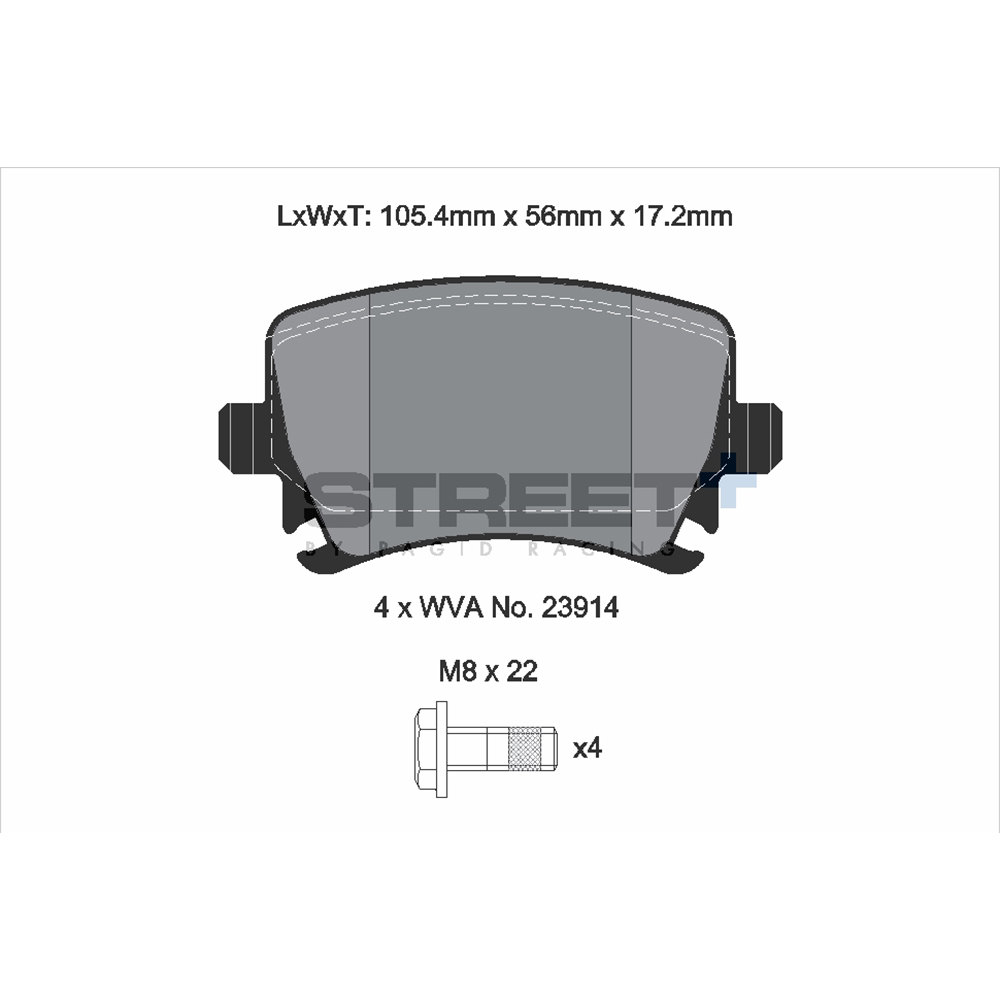 Pastiglie Freni Pagid Racing Street Plus + SP Stradali Sportive / Trackday - T8049SP2001