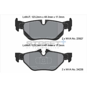Pastiglie Freni Pagid Racing Street Plus + SP Stradali Sportive / Trackday - T8051SP2001