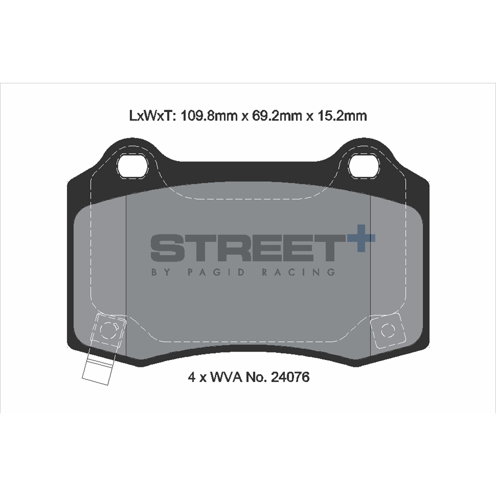 Pastiglie Freni Pagid Racing Street Plus + SP Stradali Sportive / Trackday - T8055SP2001