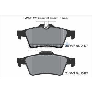 Pastiglie Freni Pagid Racing Street Plus + SP Stradali Sportive / Trackday - T8057SP2001