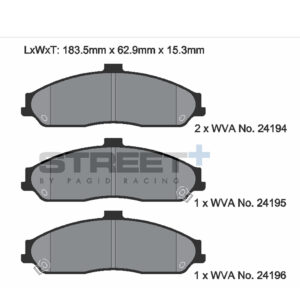 Pastiglie Freni Pagid Racing Street Plus + SP Stradali Sportive / Trackday - T8062SP2001