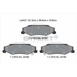 Pastiglie Freni Pagid Racing Street Plus + SP Stradali Sportive / Trackday - T8063SP2001
