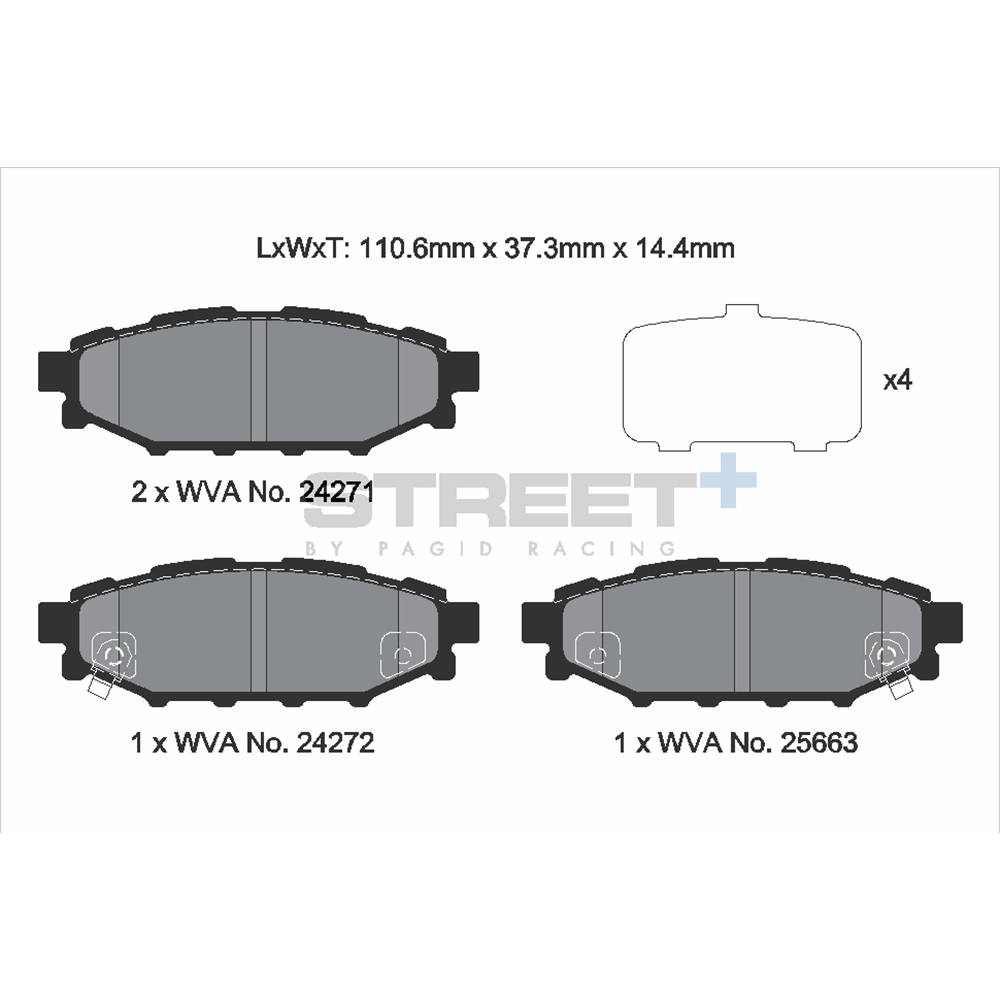 Pastiglie Freni Pagid Racing Street Plus + SP Stradali Sportive / Trackday - T8065SP2001