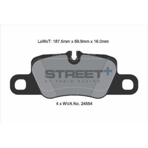 Pastiglie Freni Pagid Racing Street Plus + SP Stradali Sportive / Trackday - T8078SP2001