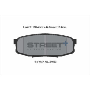 Pastiglie Freni Pagid Racing Street Plus + SP Stradali Sportive / Trackday - T8084SP2001