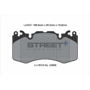 Pastiglie Freni Pagid Racing Street Plus + SP Stradali Sportive / Trackday - T8085SP2001