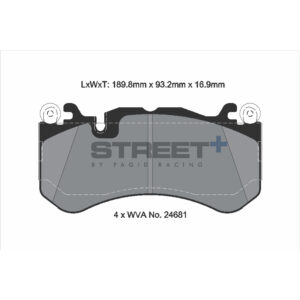 Pastiglie Freni Pagid Racing Street Plus + SP Stradali Sportive / Trackday - T8086SP2001