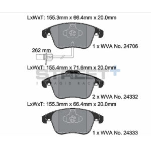 Pastiglie Freni Pagid Racing Street Plus + SP Stradali Sportive / Trackday - T8090SP2001