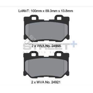 Pastiglie Freni Pagid Racing Street Plus + SP Stradali Sportive / Trackday - T8100SP2001