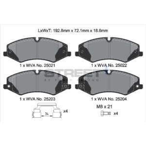 Pastiglie Freni Pagid Racing Street Plus + SP Stradali Sportive / Trackday - T8103SP2001