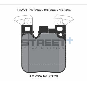 Pastiglie Freni Pagid Racing Street Plus + SP Stradali Sportive / Trackday - T8105SP2001