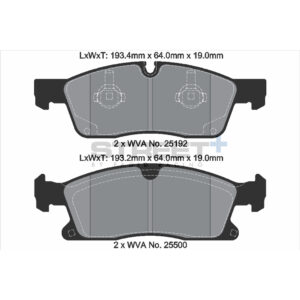 Pastiglie Freni Pagid Racing Street Plus + SP Stradali Sportive / Trackday - T8112SP2001