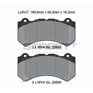 Pastiglie Freni Pagid Racing Street Plus + SP Stradali Sportive / Trackday - T8127SP2001