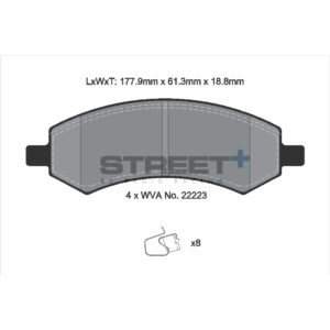 Pastiglie Freni Pagid Racing Street Plus + SP Stradali Sportive / Trackday - T8136SP2001