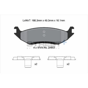 Pastiglie Freni Pagid Racing Street Plus + SP Stradali Sportive / Trackday - T8137SP2001