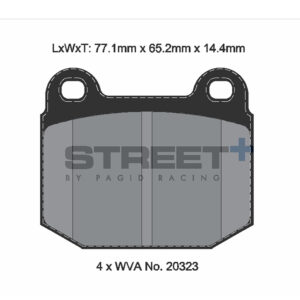 Pastiglie Freni Pagid Racing Street Plus + SP Stradali Sportive / Trackday - T8148SP2001