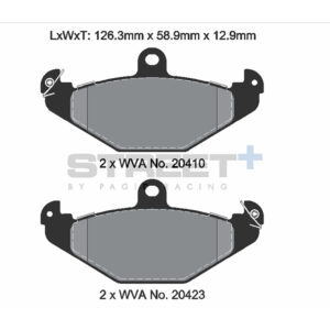 Pastiglie Freni Pagid Racing Street Plus + SP Stradali Sportive / Trackday - T8150SP2001