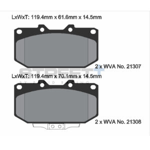 Pastiglie Freni Pagid Racing Street Plus + SP Stradali Sportive / Trackday - T8154SP2001