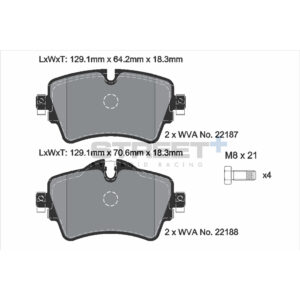 Pastiglie Freni Pagid Racing Street Plus + SP Stradali Sportive / Trackday - T8161SP2001