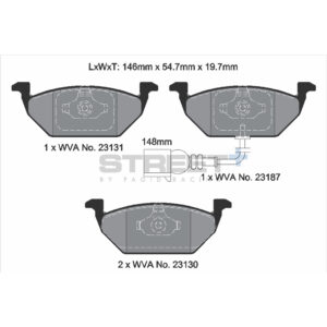 Pastiglie Freni Pagid Racing Street Plus + SP Stradali Sportive / Trackday - T8164SP2001