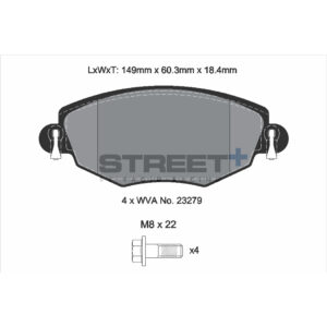 Pastiglie Freni Pagid Racing Street Plus + SP Stradali Sportive / Trackday - T8167SP2001