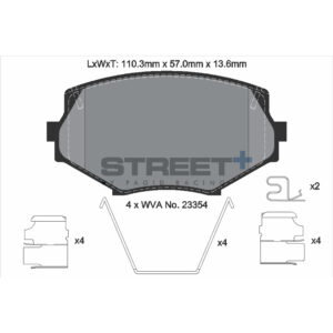 Pastiglie Freni Pagid Racing Street Plus + SP Stradali Sportive / Trackday - T8171SP2001