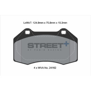 Pastiglie Freni Pagid Racing Street Plus + SP Stradali Sportive / Trackday - T8186SP2001