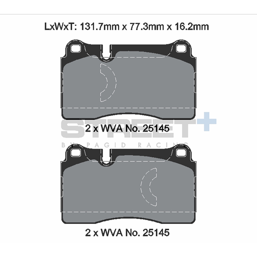 Pastiglie Freni Pagid Racing Street Plus + SP Stradali Sportive / Trackday - T8198SP2001