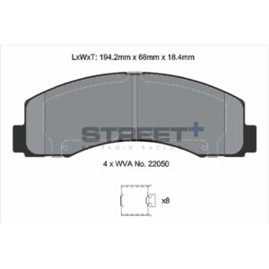 Pastiglie Freni Pagid Racing Street Plus + SP Stradali Sportive / Trackday - T8208SP2001